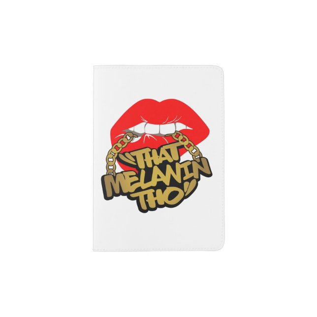 That Melanin Tho® Passport Holder Passport Cover (Front)