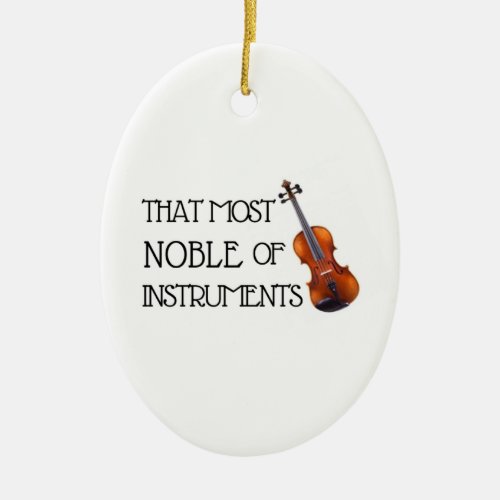 That Most Noble of Instruments _ Viola Ornament