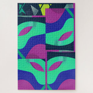 That New Memphis Masquerade Wave Jigsaw Puzzle