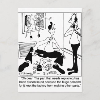 That Part’s Been Discontinued Postcard