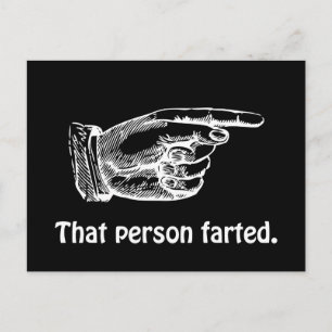 That Person Farted Postcard