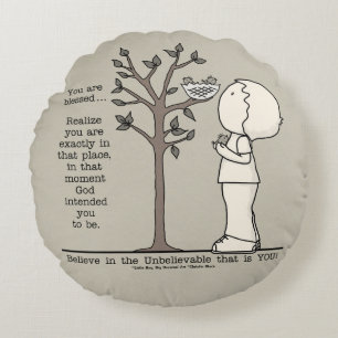 That Place Round Pillow