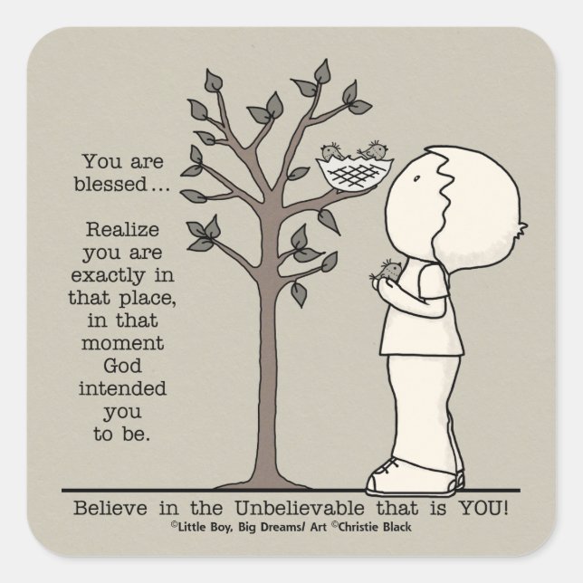 That Place Square Sticker (Front)