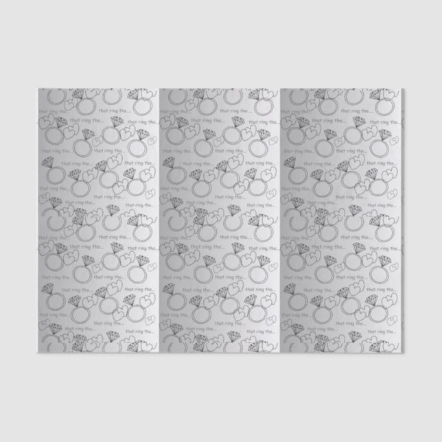 THAT RING THO.......Tissue Paper (Front)