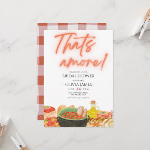 That’s amore bridal shower invitation