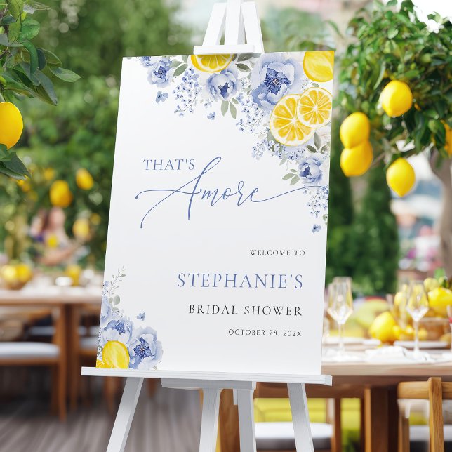 That’s Amore Bridal Shower Welcome Sign (Creator Uploaded)