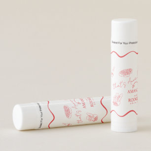 That’s Amore Italian Doodles Wedding Lip Balm