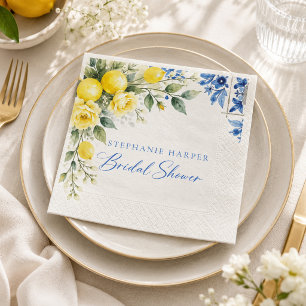That’s Amore Italian Lemon Bridal Shower Napkins