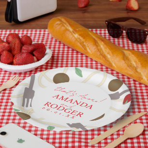 That’s Amore Italian Pasta Wedding Paper Plates