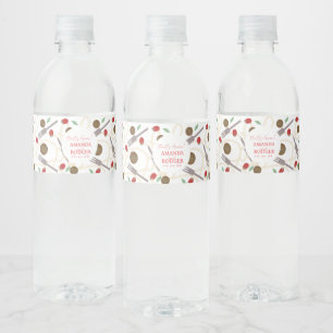 That’s Amore Italian Pasta Wedding Water Bottle Label