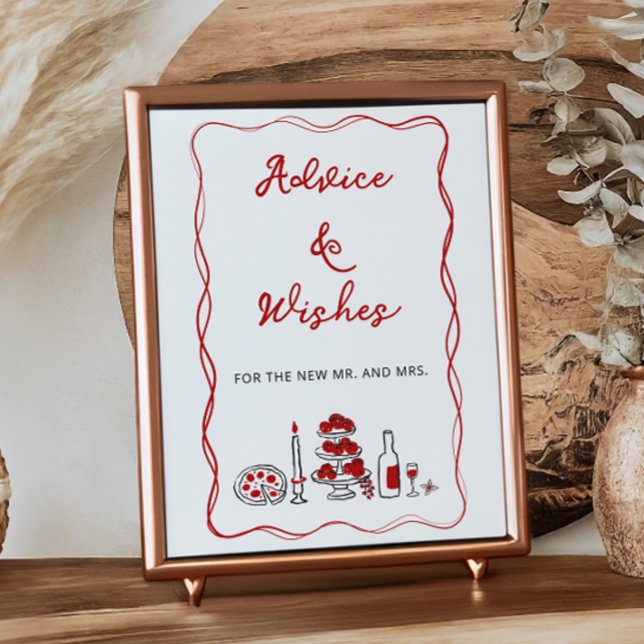 That’s Amore Italian Red Advice and Wishes Poster (Creator Uploaded)