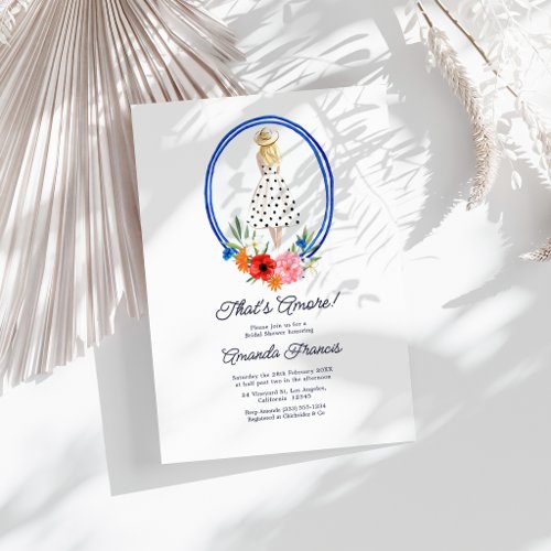 That’s Amore Italian Romance Bridal Shower Invitation