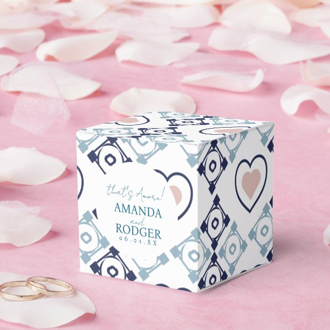 That’s Amore Italian Tiles and Hearts Favor Boxes (Wedding)