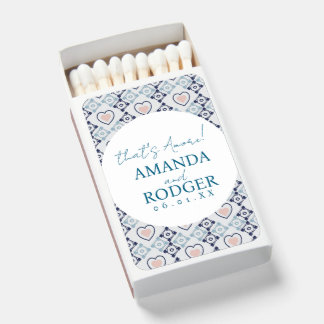 That’s Amore Italian Tiles and Hearts Matchboxes