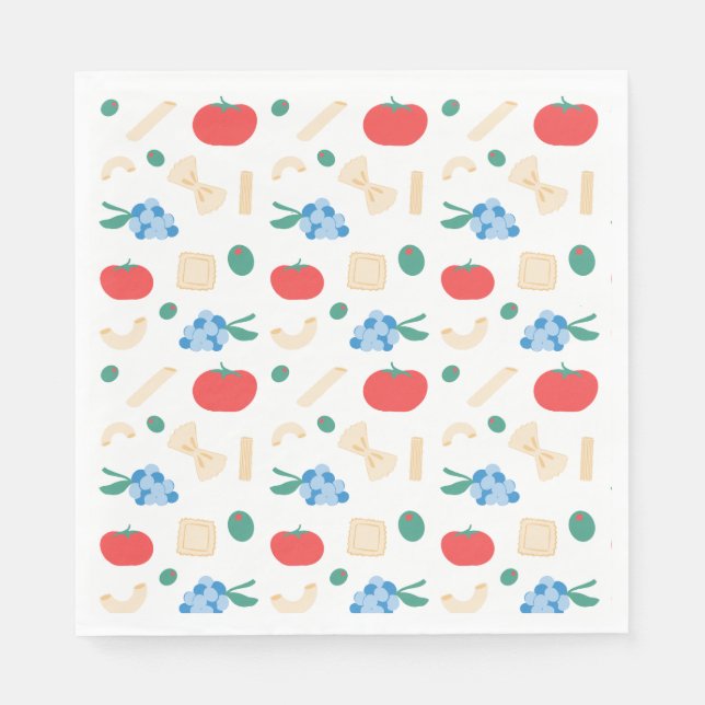 That’s Amore Pasta Party Bridal Shower  Napkins (Front)