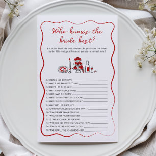 That’s Amore Who knows the bride best Game