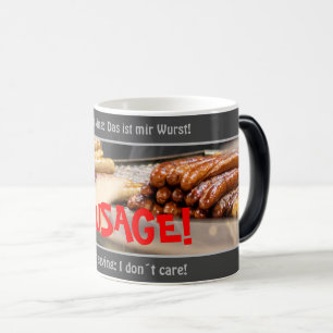 That´s me SAUSAGE - silly transl. German! Color Morph Mug
