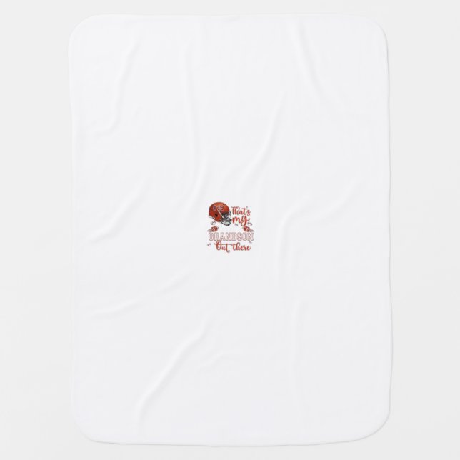 That’s My Grandson Out There Baby Blanket (Front)