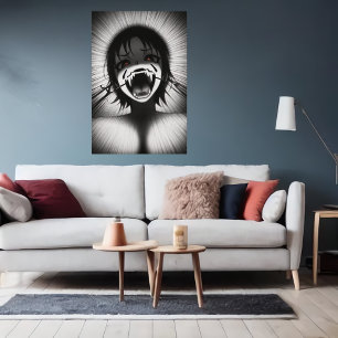 That so funny, person laughing AI Art Poster