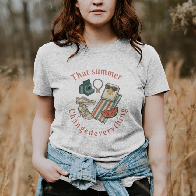 That Summer Changed Everything Tri-Blend Shirt (Creator Uploaded)