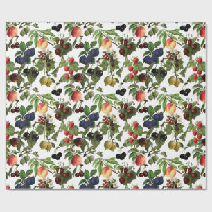 That vintage fruity feeling wrapping paper