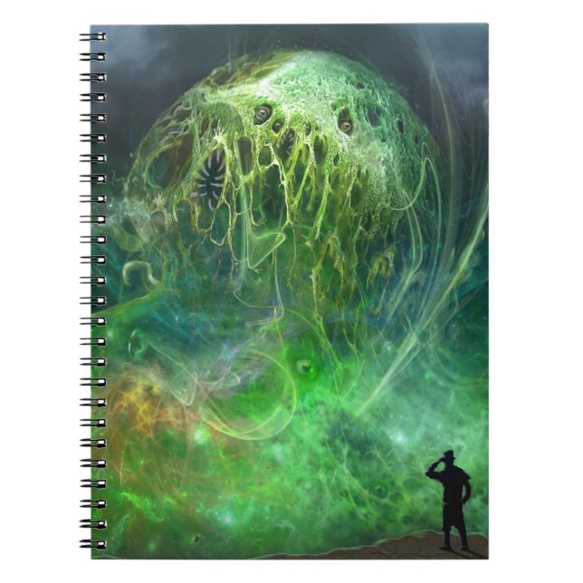 That Which Cannot Be Described Lovecraftian Horror Notebook (Front)
