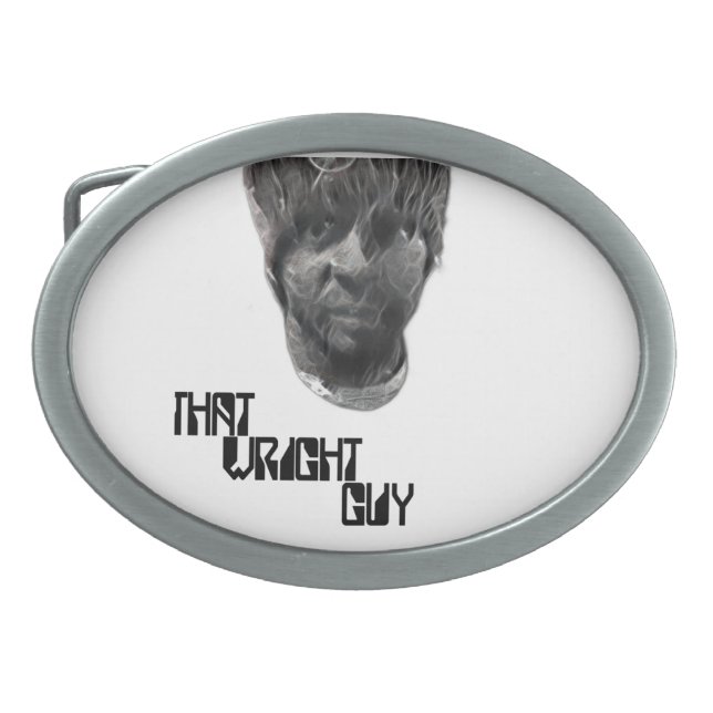 That Wright Guy Belt Buckle (Front)