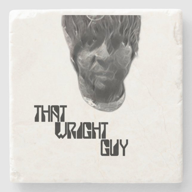 That Wright Guy Stone Coaster (Front)