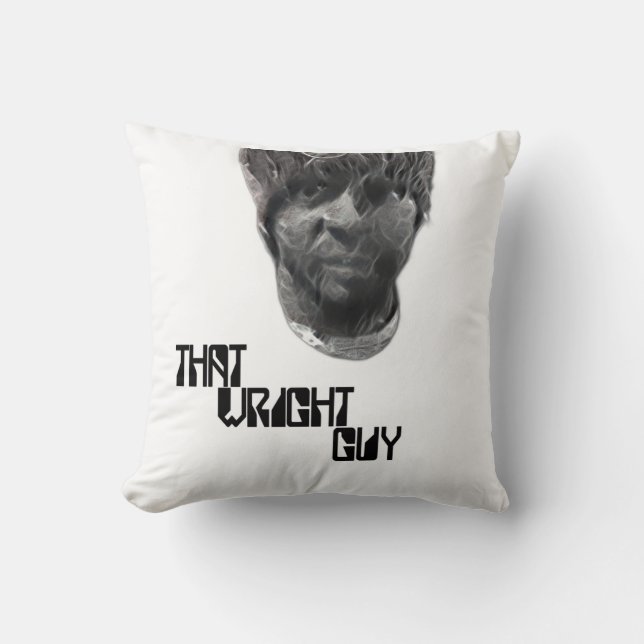 That Wright Guy Throw Pillow (Front)