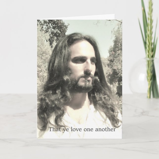 That ye love one another card (Front)