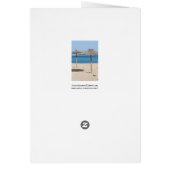Thatch Beach Umbrellas Cards (Back)