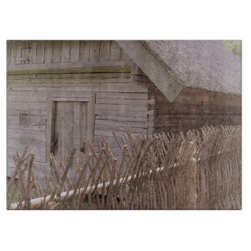 Thatch Roof House Rumsiskes Museum LITHUANIA _ Cutting Board
