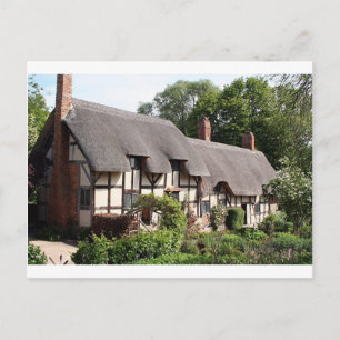 Thatched cottage, Stratford, England, UK Postcard