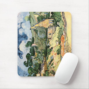 Thatched Cottages at Cordevill Vincent van Gogh Mouse Pad