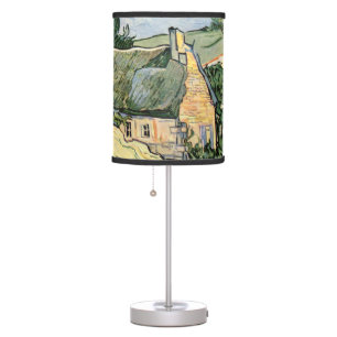 Thatched Cottages at Cordevill Vincent  van Gogh   Table Lamp