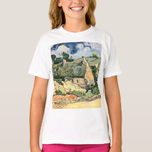 Thatched Cottages at Cordeville Vincent van Gogh T-Shirt