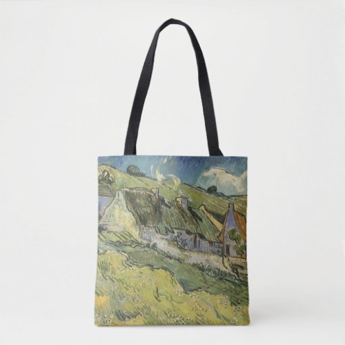 Thatched Cottages by Vincent van Gogh Tote Bag