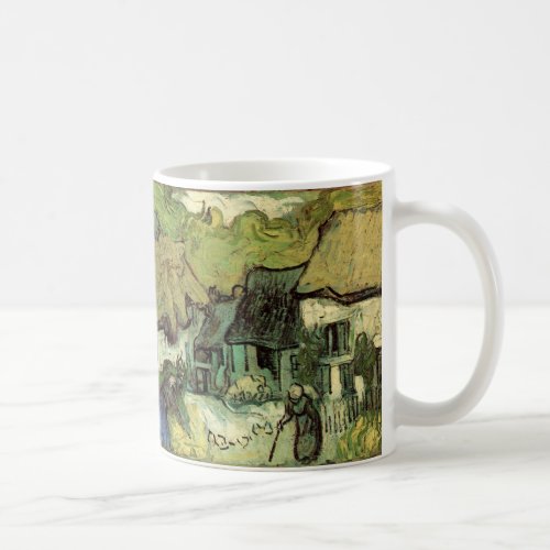 Thatched Cottages in Jorgus by Vincent van Gogh Coffee Mug