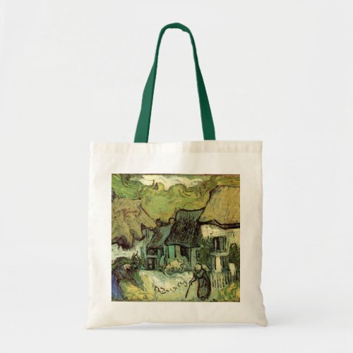 Thatched Cottages in Jorgus by Vincent van Gogh Tote Bag