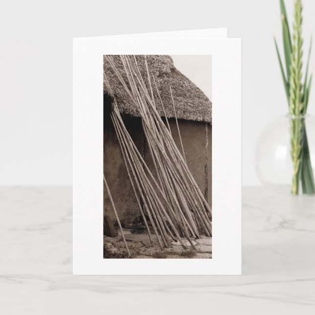 Thatched Hut Card (Front)
