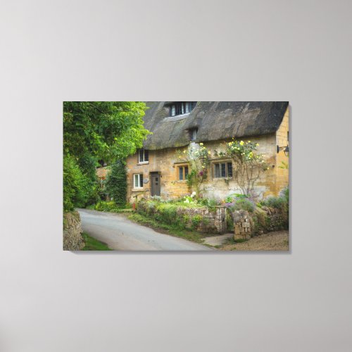 Thatched Roof home Canvas Print