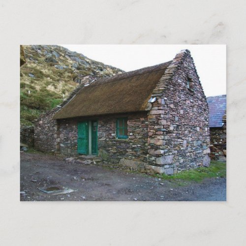 Thatched Stone CottageKerry Ireland Postcards