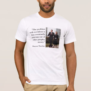 Thatcher and Reagan Conservative Quote T-Shirt