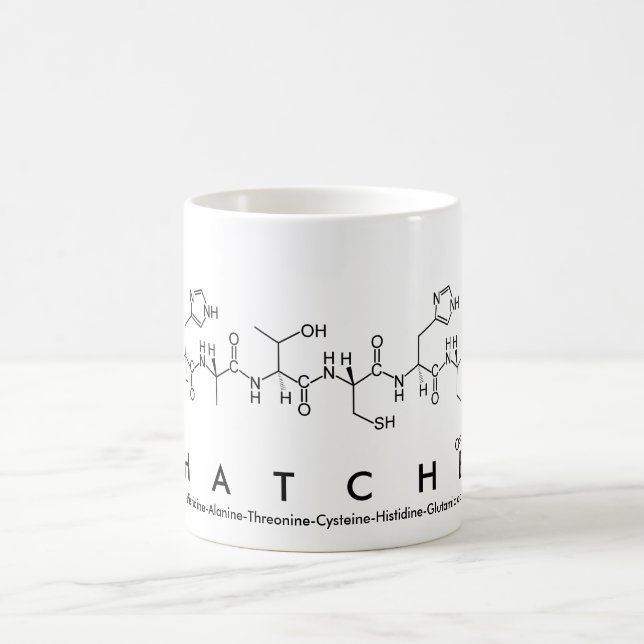 Thatcher peptide name mug (Center)