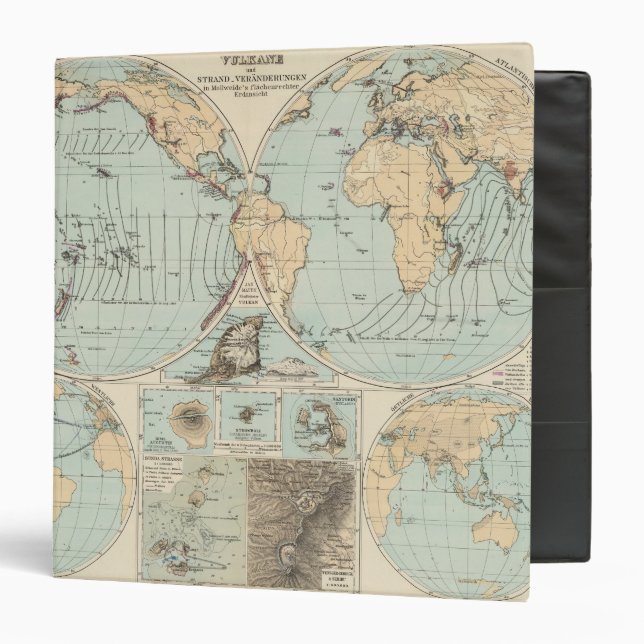 Thatigkeit des Erdinnern Atlas Map Binder (Front/Inside)