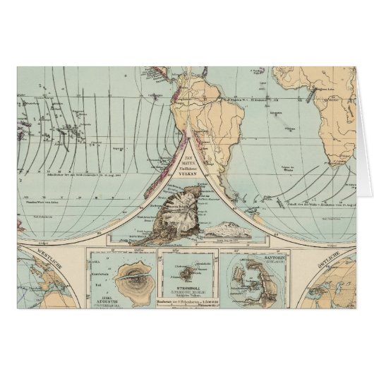 Thatigkeit des Erdinnern Atlas Map Cards (Front Horizontal)