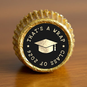 That's a Wrap Graduation Party Class Of Gold Reese's Peanut Butter Cups