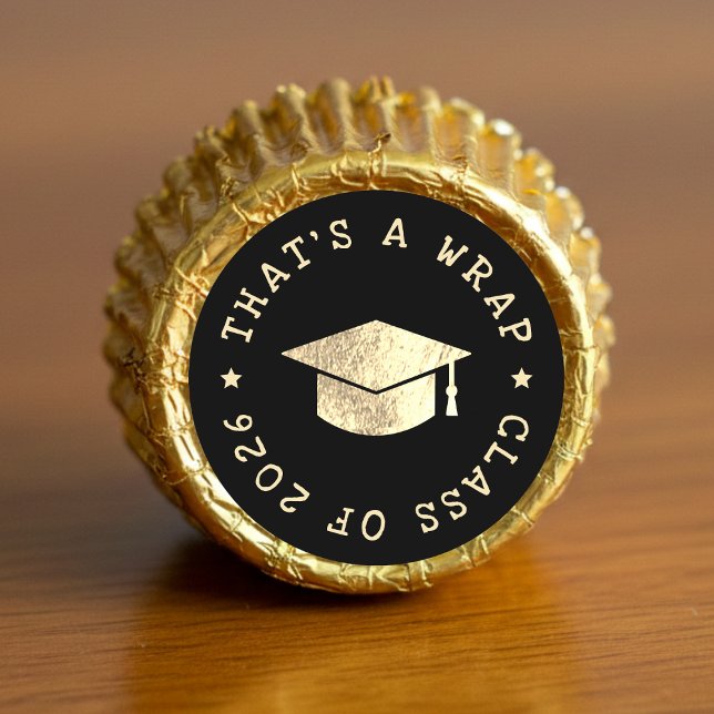That's a Wrap Graduation Party Class Of Gold Reese's Peanut Butter Cups (Creator Uploaded)