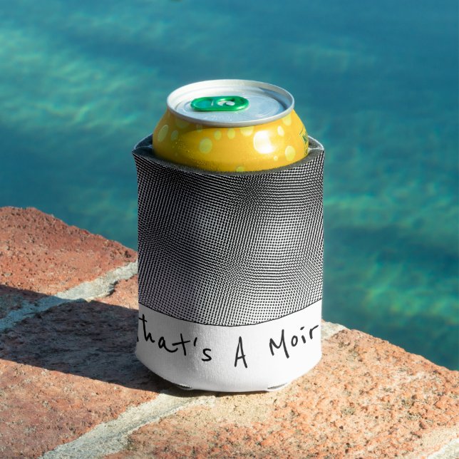 That's Amoiré Humorous Modern Art Print Can Cooler (In Situ Pool)