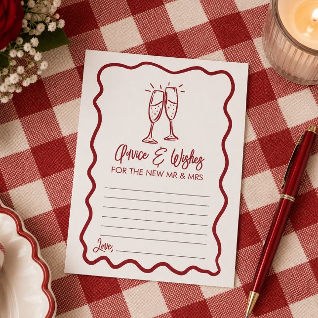 That's Amore Advice and Wishes  Enclosure Card (Advice and wishes Card )